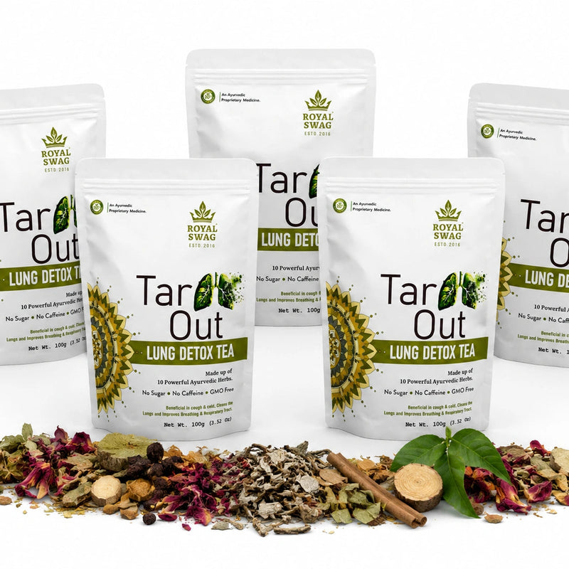 TarOut Lung Detox Tea Powder For Cold & Cough Relief
