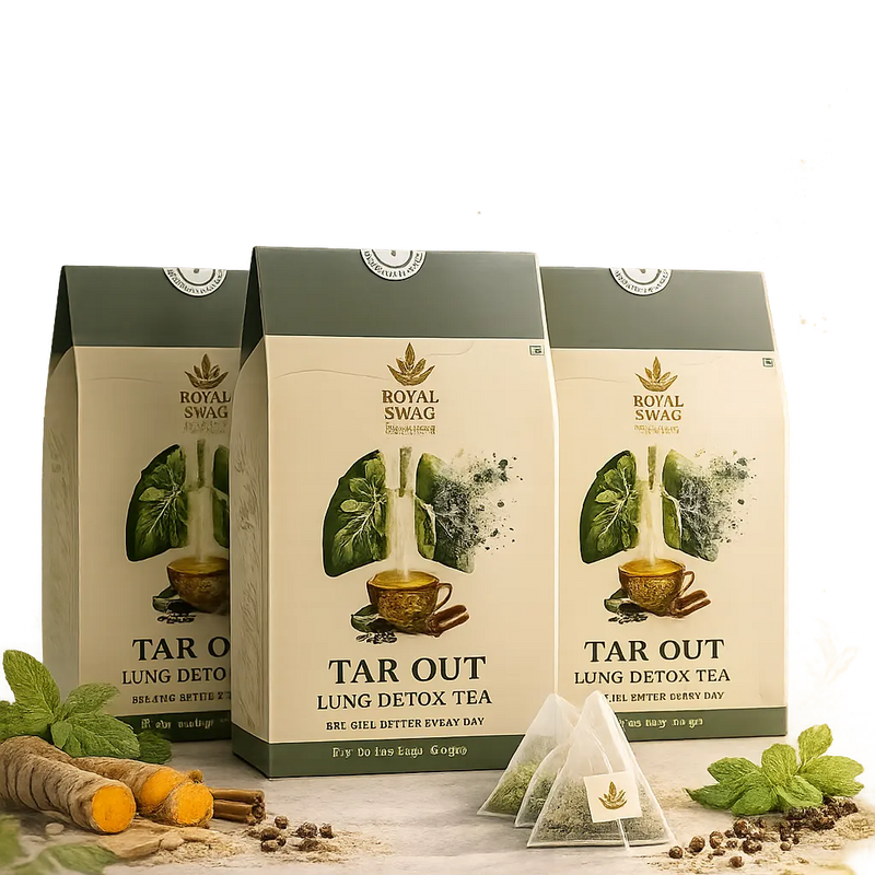 TarOut Lung Detox Tea Bags For Cold & Cough Relief