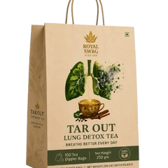 TarOut Lung Detox Tea Bags For Cold & Cough Relief
