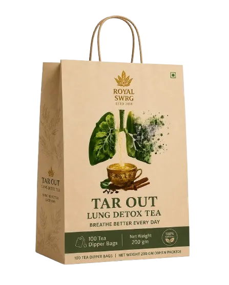 TarOut Lung Detox Tea Bags For Cold & Cough Relief