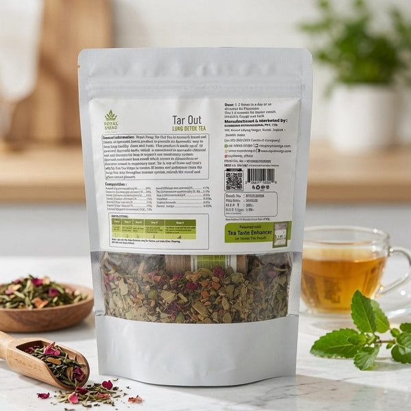 TarOut Lung Detox Tea Powder For Cold & Cough Relief