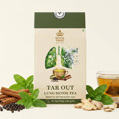 TarOut Lung Detox Tea Bags For Cold & Cough Relief