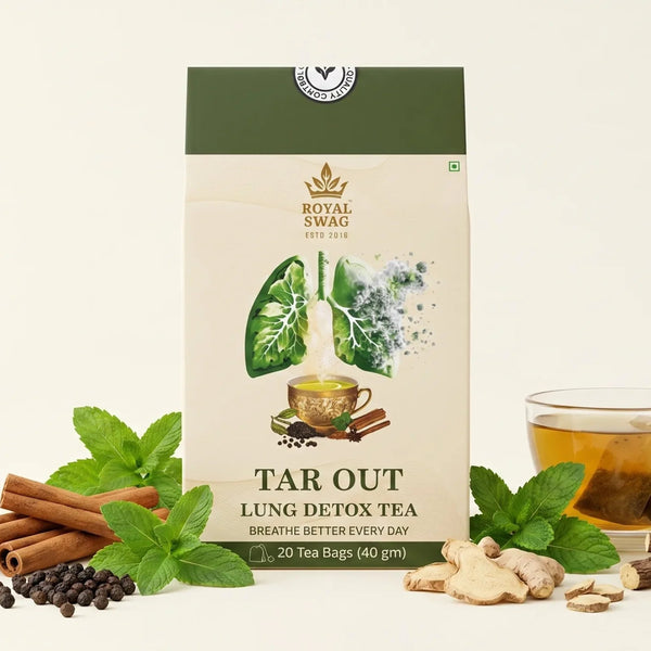 TarOut Lung Detox Tea Bags For Cold & Cough Relief